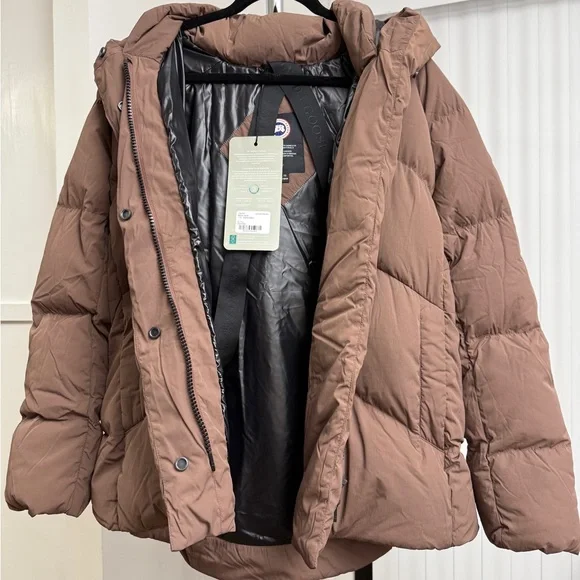 CANADA GOOSE Sephia Marlow Jacket XL Xtra Large Brown Puffer Coat - Picture 1 of 16